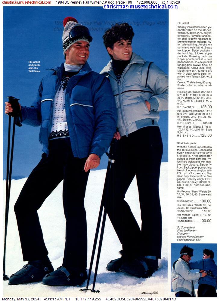 1984 JCPenney Fall Winter Catalog, Page 499
