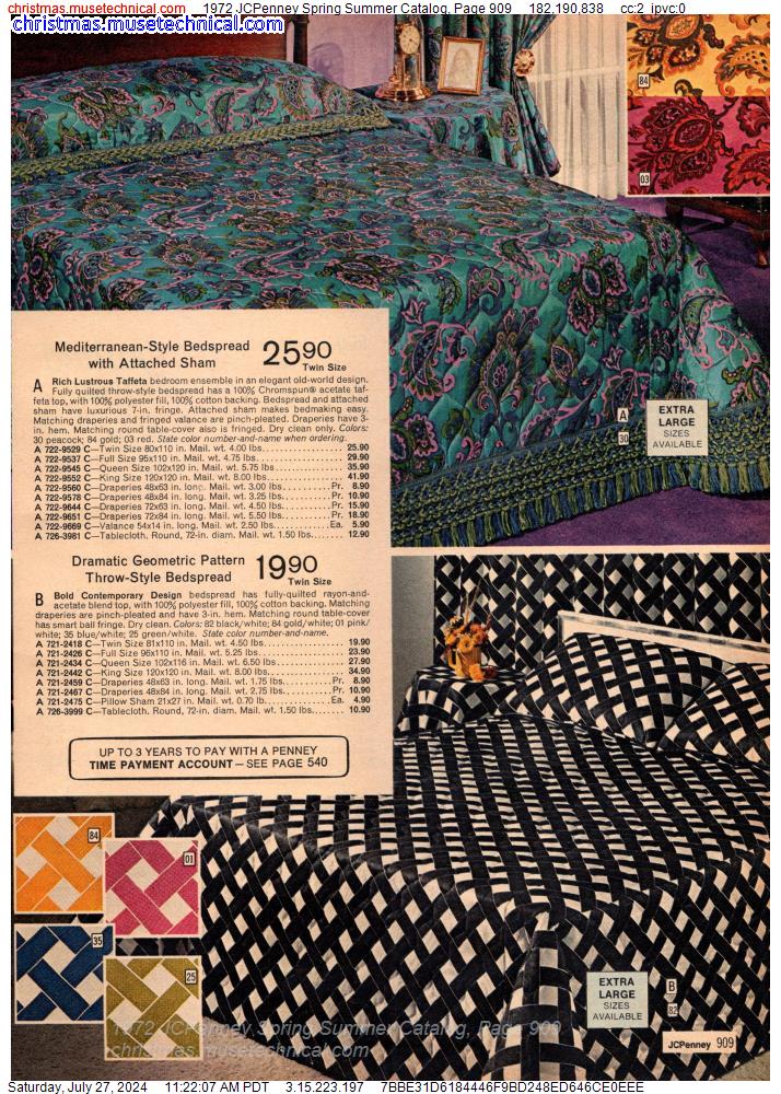 1972 JCPenney Spring Summer Catalog, Page 909