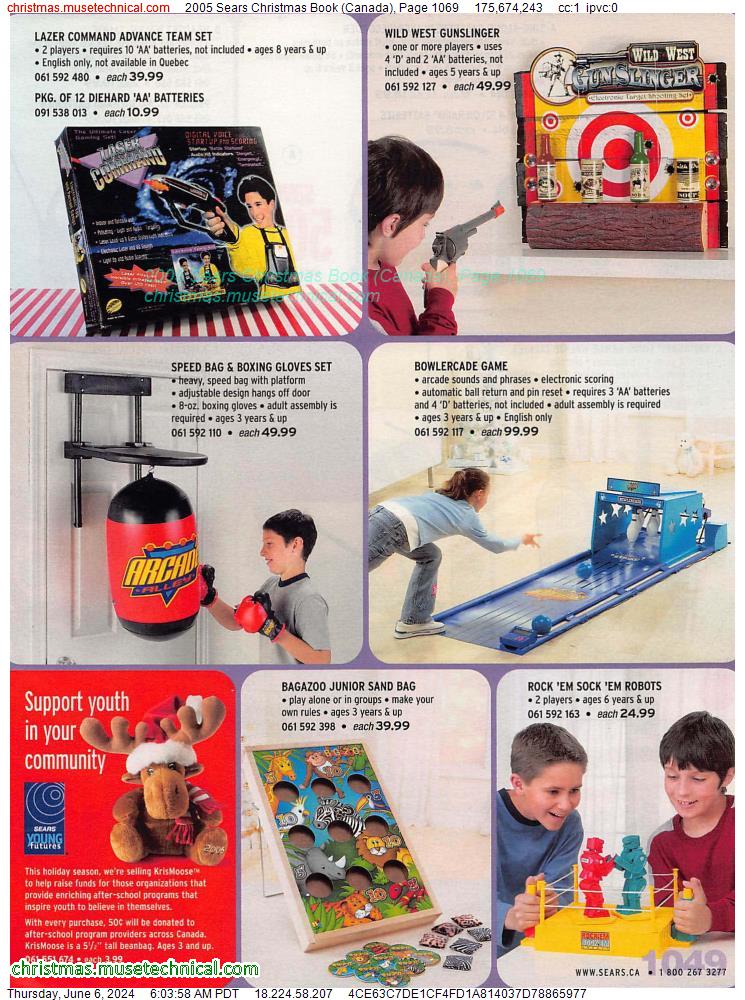 2005 Sears Christmas Book (Canada), Page 1069