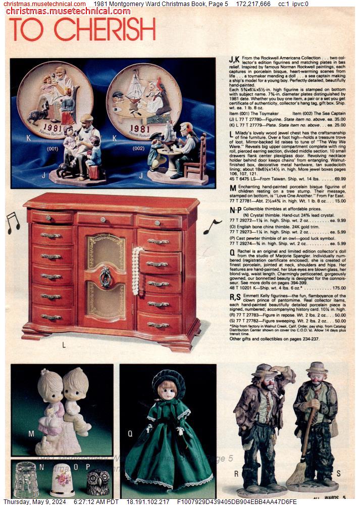 1981 Montgomery Ward Christmas Book, Page 5