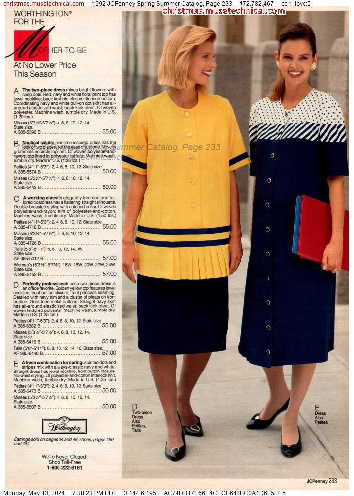 1992 JCPenney Spring Summer Catalog, Page 233