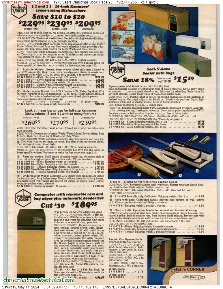 1978 Sears Christmas Book, Page 23
