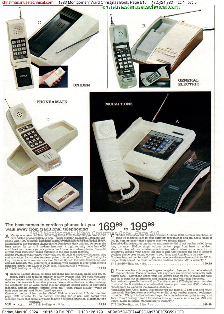 1983 Montgomery Ward Christmas Book, Page 510