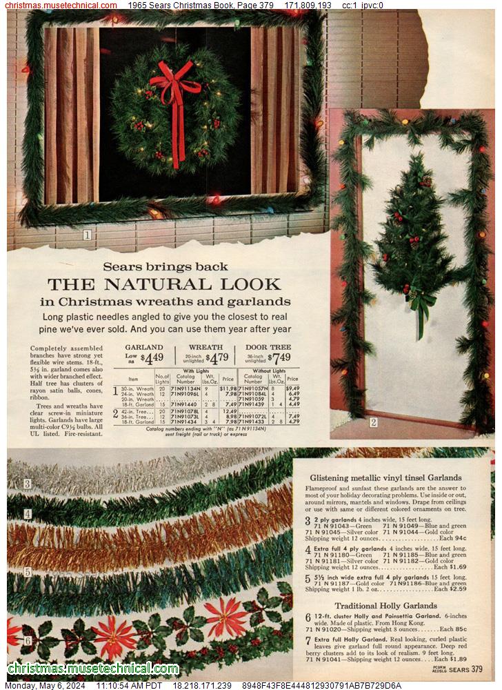 1965 Sears Christmas Book, Page 379
