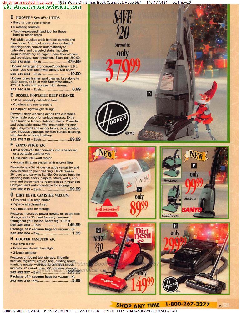 1998 Sears Christmas Book (Canada), Page 557