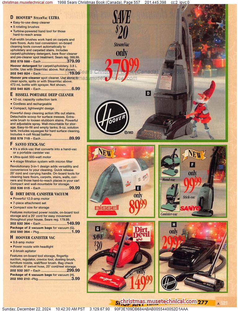 1998 Sears Christmas Book (Canada), Page 557