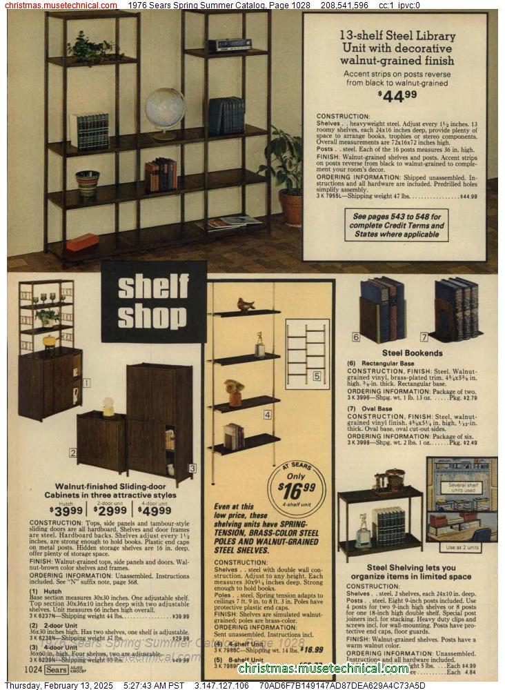 1976 Sears Spring Summer Catalog, Page 1028