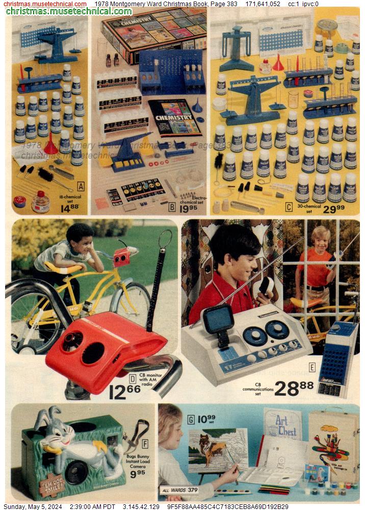 1978 Montgomery Ward Christmas Book, Page 383