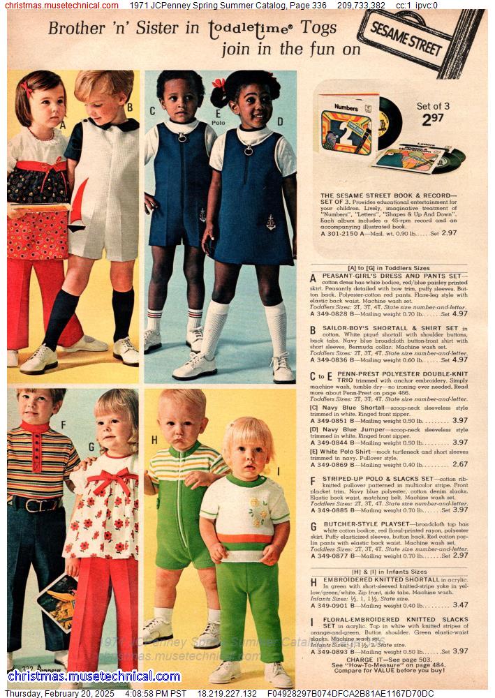 1971 JCPenney Spring Summer Catalog, Page 336