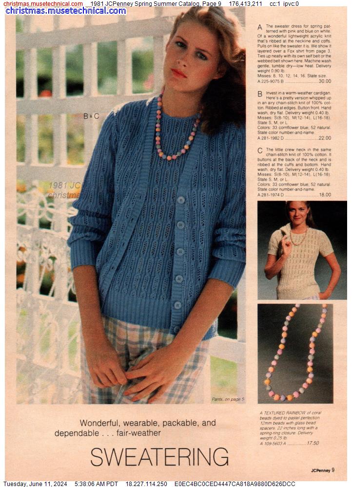 1981 JCPenney Spring Summer Catalog, Page 9