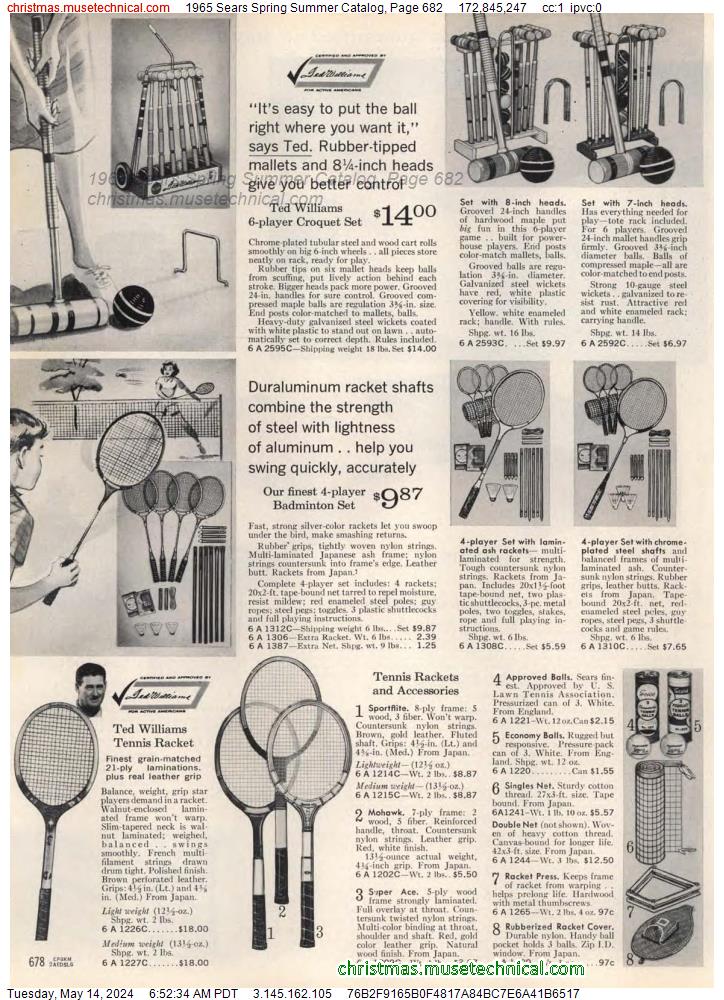1965 Sears Spring Summer Catalog, Page 682