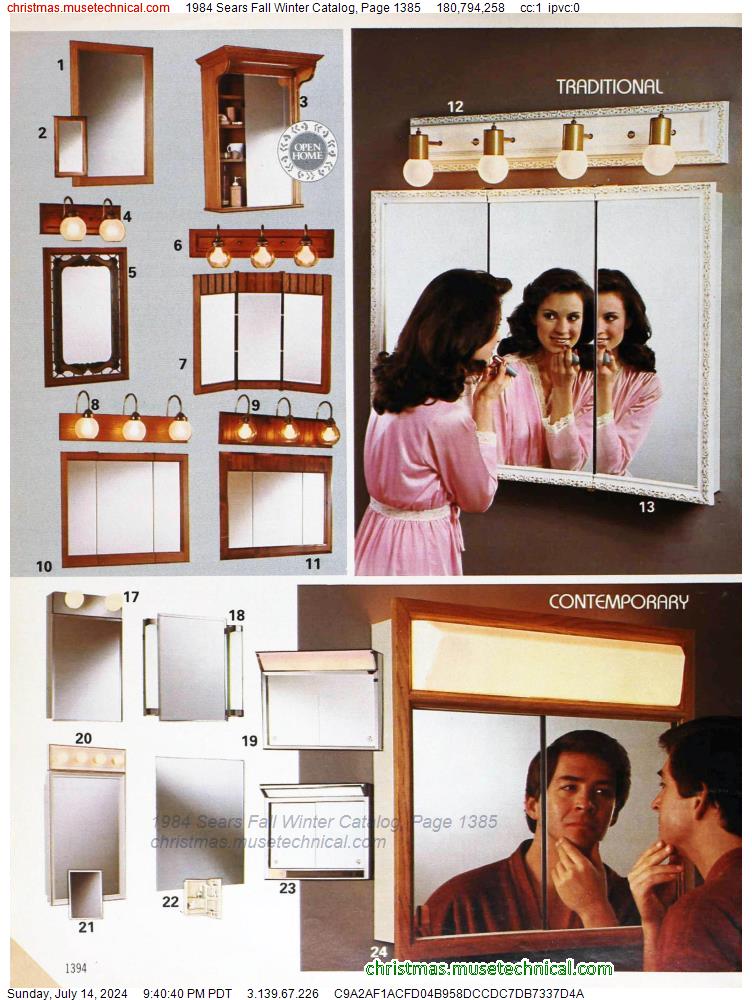 1984 Sears Fall Winter Catalog, Page 1385
