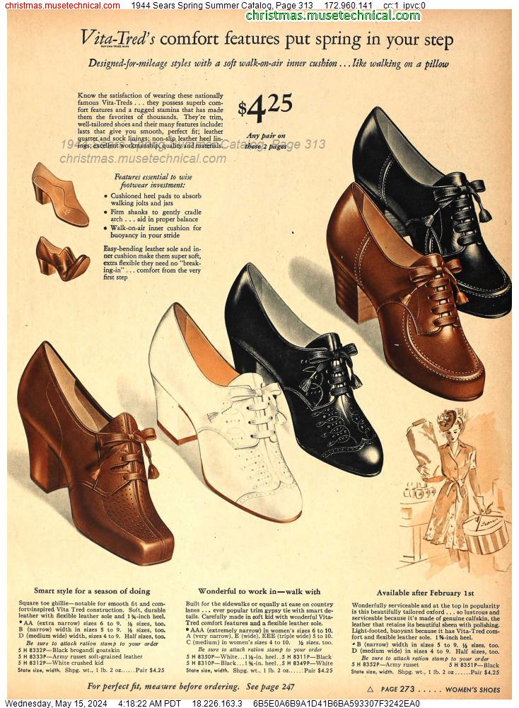 1944 Sears Spring Summer Catalog, Page 313