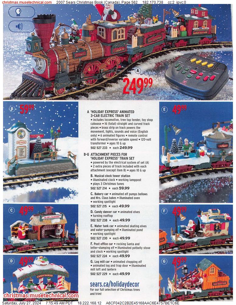 2007 Sears Christmas Book (Canada), Page 562