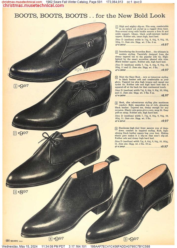 1962 Sears Fall Winter Catalog, Page 591