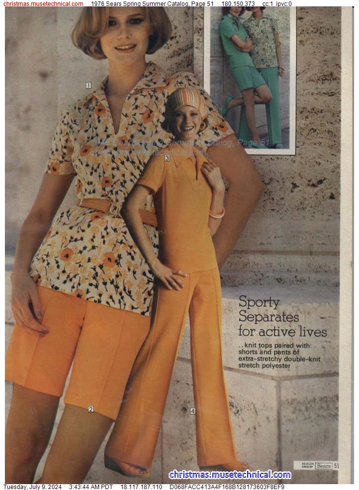 1976 Sears Spring Summer Catalog, Page 51