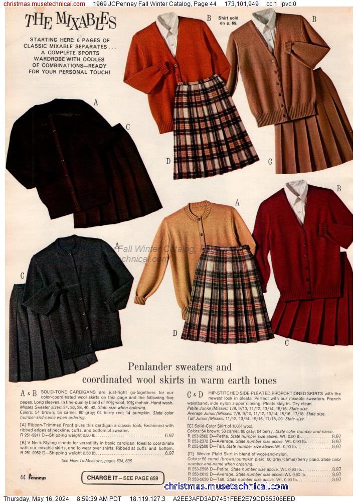 1969 JCPenney Fall Winter Catalog, Page 44