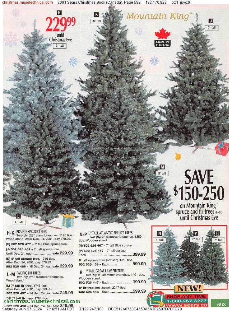 2001 Sears Christmas Book (Canada), Page 599