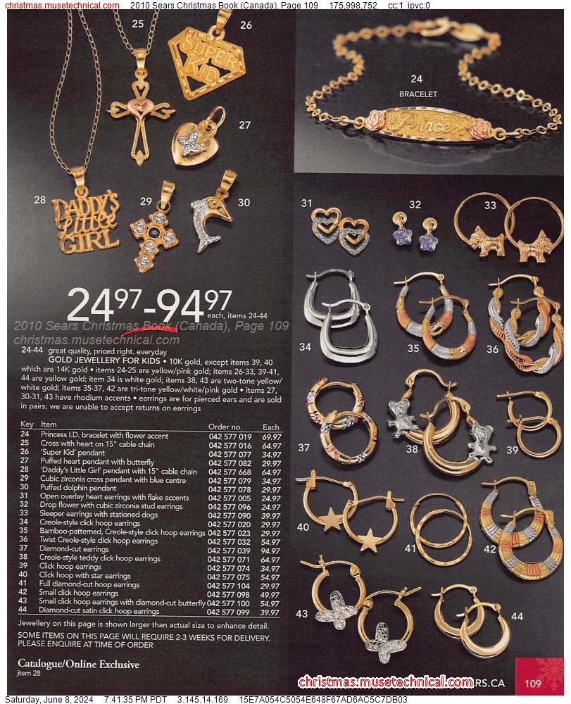 2010 Sears Christmas Book (Canada), Page 109