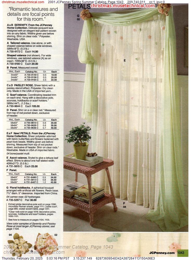 2001 JCPenney Spring Summer Catalog, Page 1043