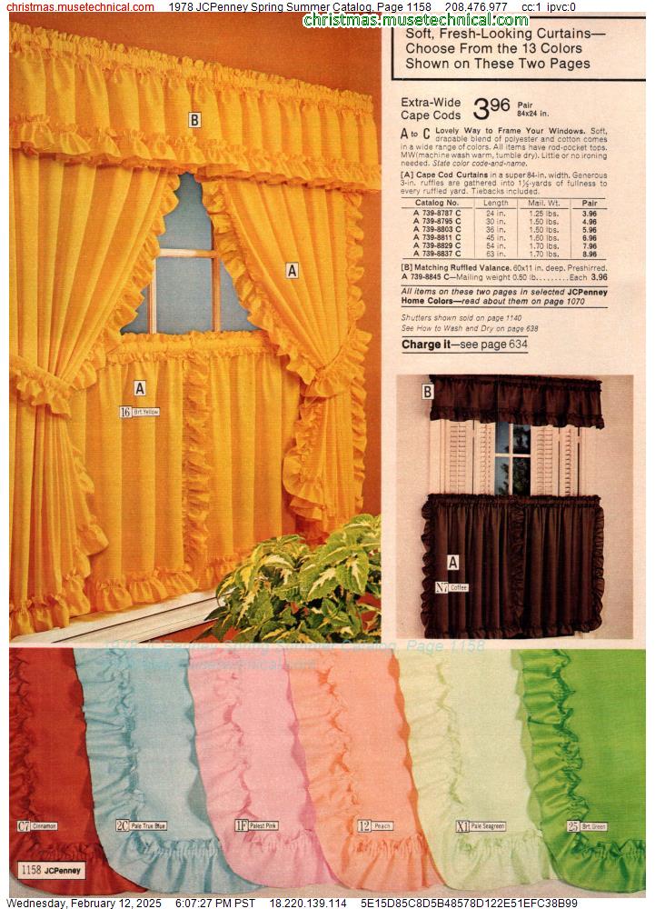 1978 JCPenney Spring Summer Catalog, Page 1158