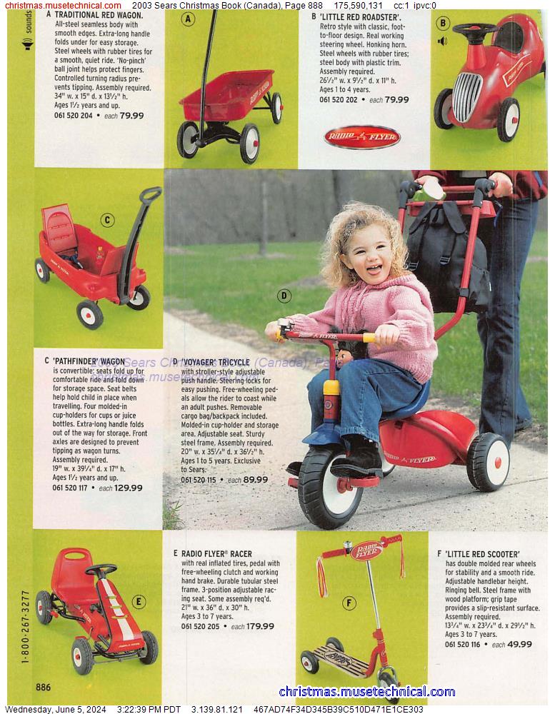 2003 Sears Christmas Book (Canada), Page 888