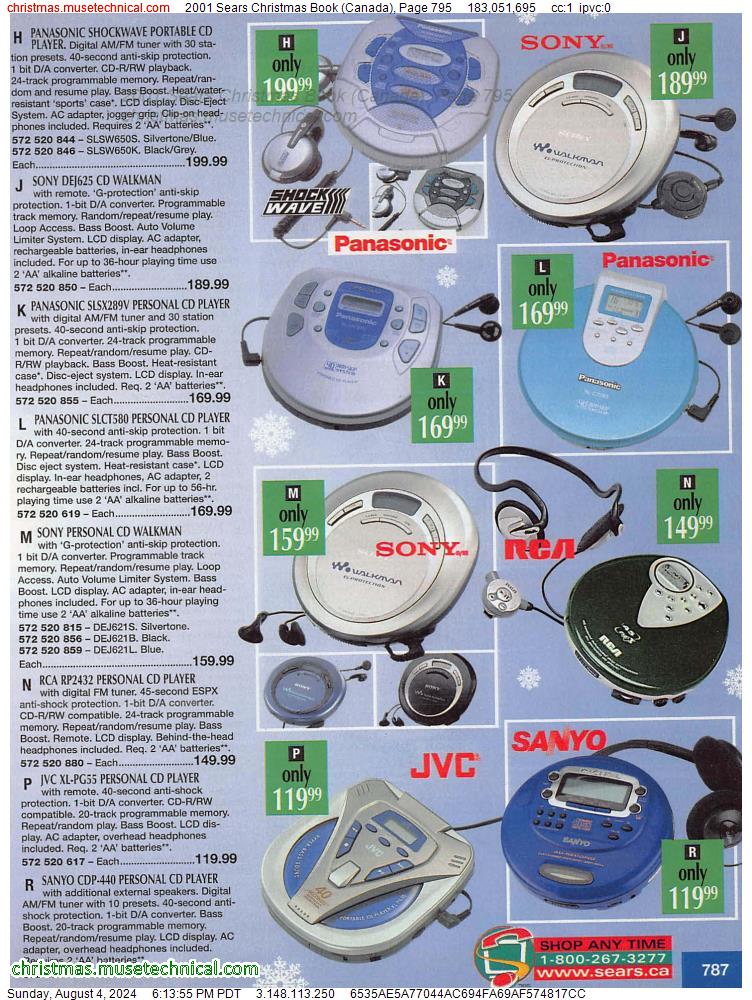 2001 Sears Christmas Book (Canada), Page 795