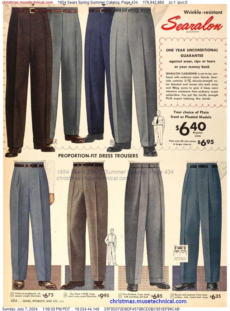 1954 Sears Spring Summer Catalog, Page 434