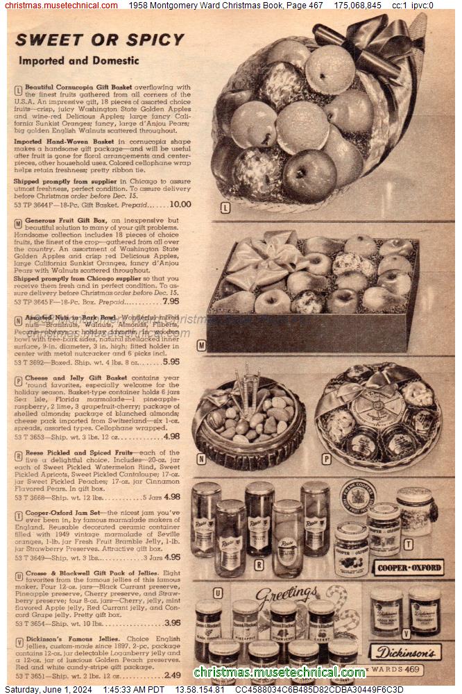 1958 Montgomery Ward Christmas Book, Page 467