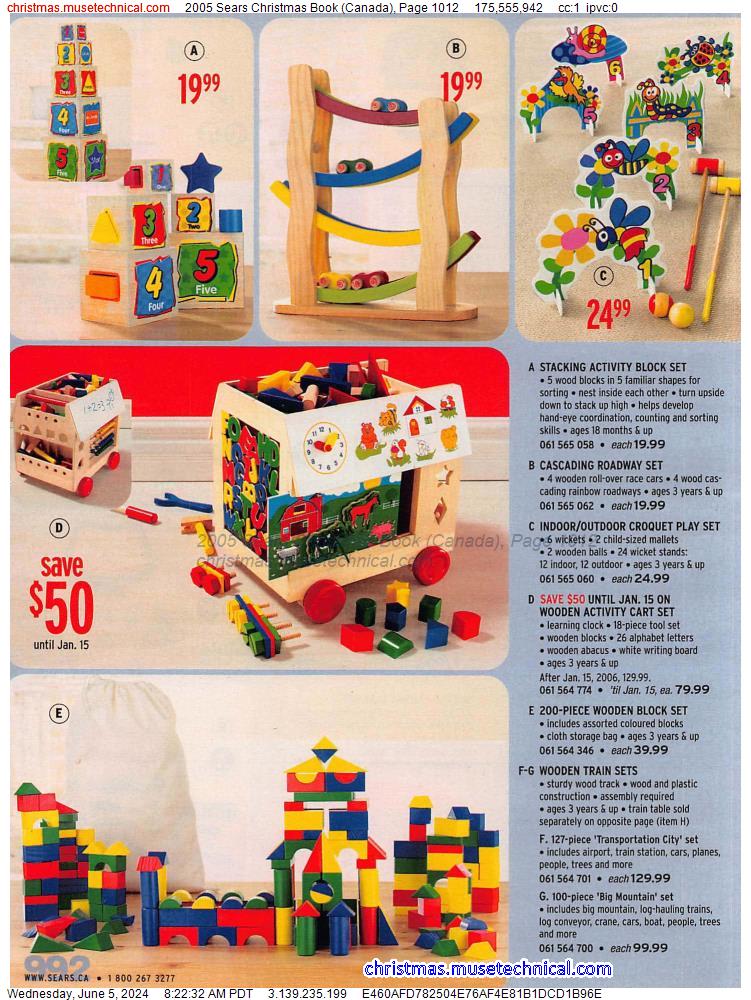 2005 Sears Christmas Book (Canada), Page 1012