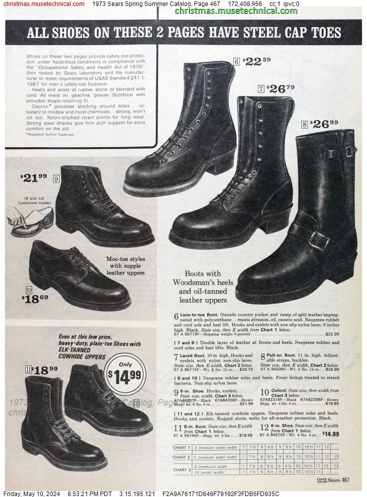 1973 Sears Spring Summer Catalog, Page 467