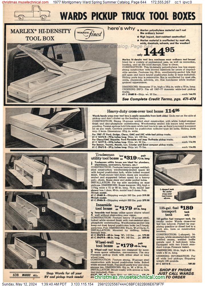 1977 Montgomery Ward Spring Summer Catalog, Page 644