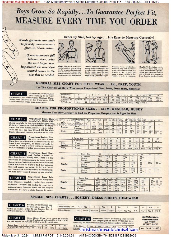 1964 Montgomery Ward Spring Summer Catalog, Page 415
