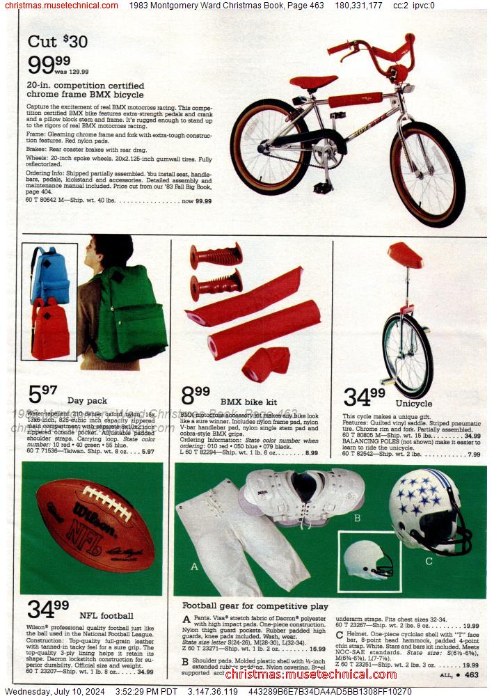 1983 Montgomery Ward Christmas Book, Page 463