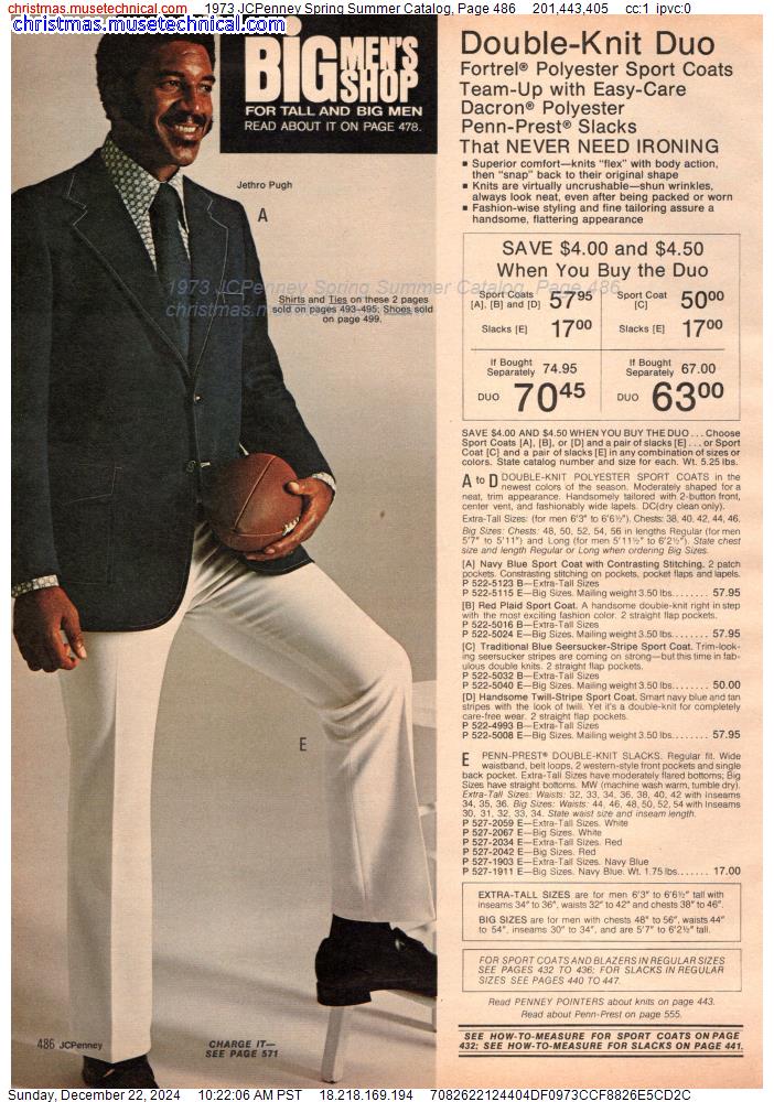 1973 JCPenney Spring Summer Catalog, Page 486