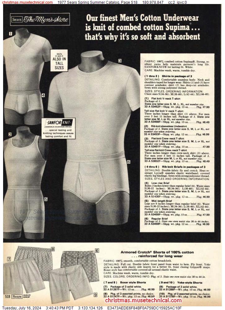 1977 Sears Spring Summer Catalog, Page 518
