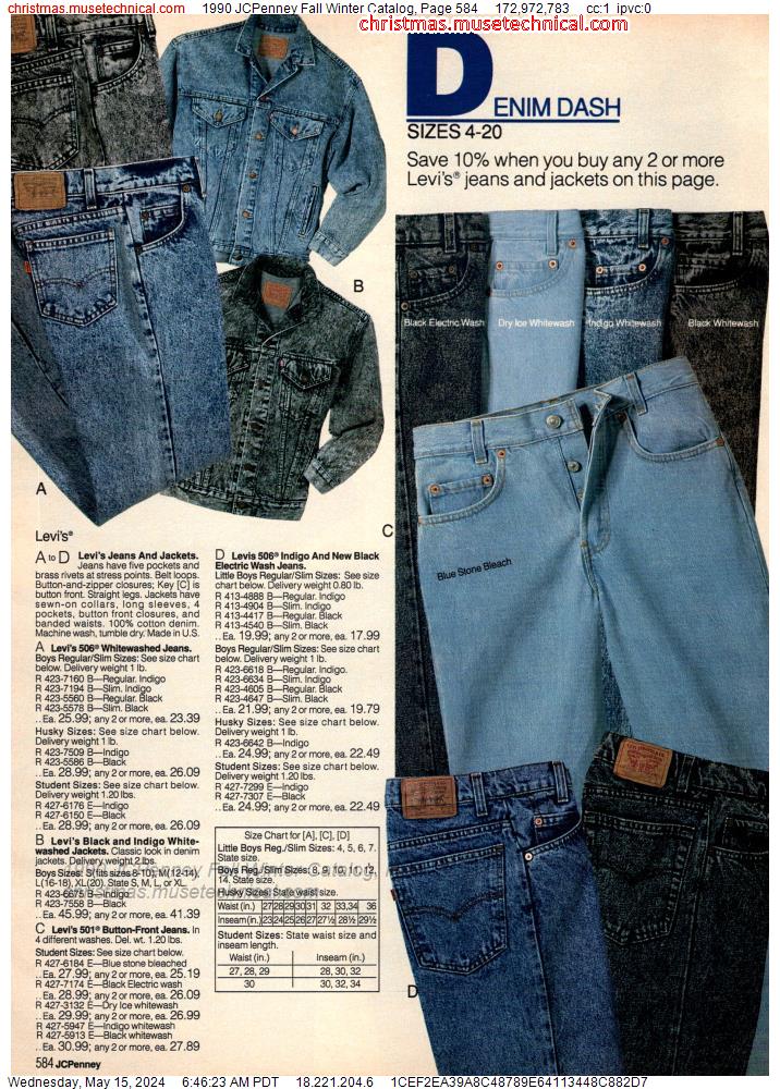 1990 JCPenney Fall Winter Catalog, Page 584