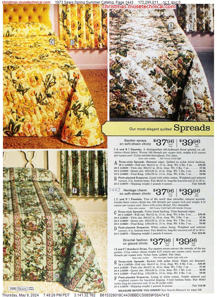 1973 Sears Spring Summer Catalog, Page 1443