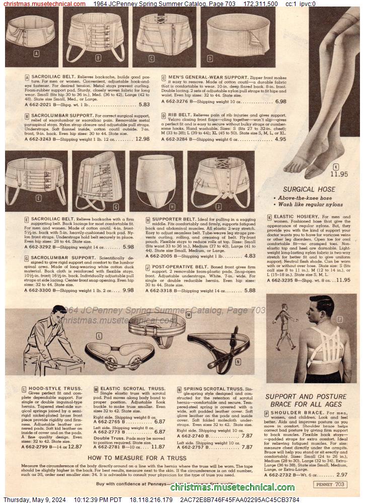 1964 JCPenney Spring Summer Catalog, Page 703