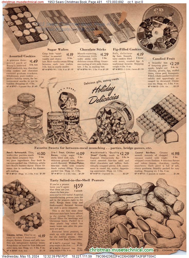 1953 Sears Christmas Book, Page 481