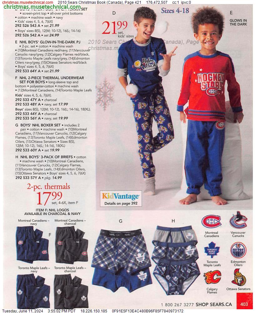 2010 Sears Christmas Book (Canada), Page 421