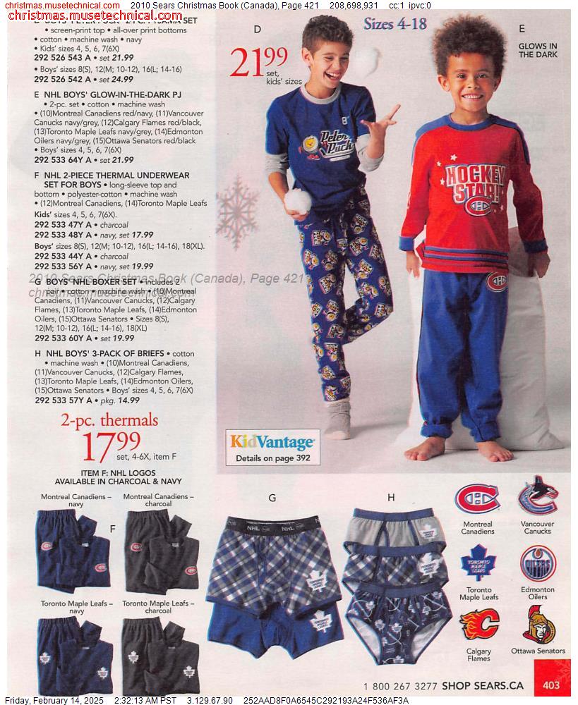 2010 Sears Christmas Book (Canada), Page 421