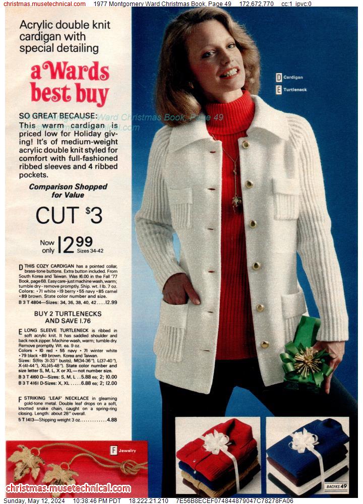 1977 Montgomery Ward Christmas Book, Page 49