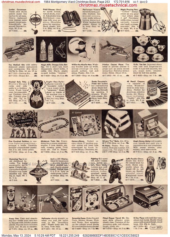 1964 Montgomery Ward Christmas Book, Page 253