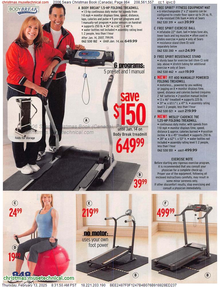 2006 Sears Christmas Book (Canada), Page 864