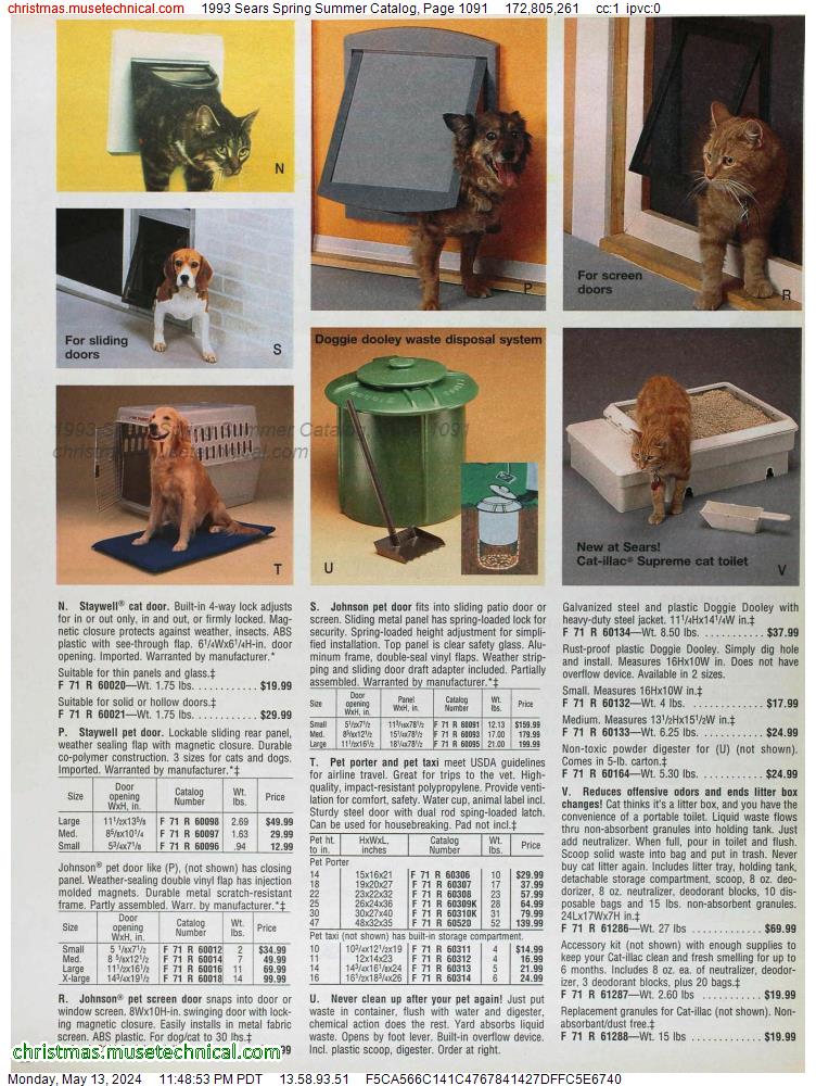 1993 Sears Spring Summer Catalog, Page 1091