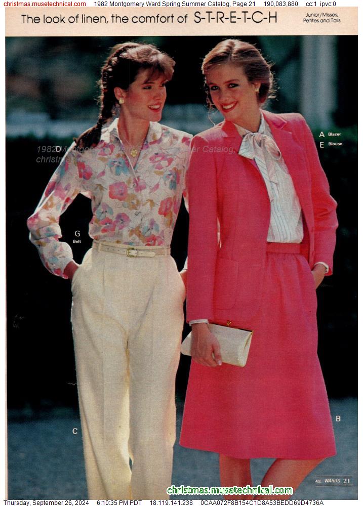 1982 Montgomery Ward Spring Summer Catalog, Page 21