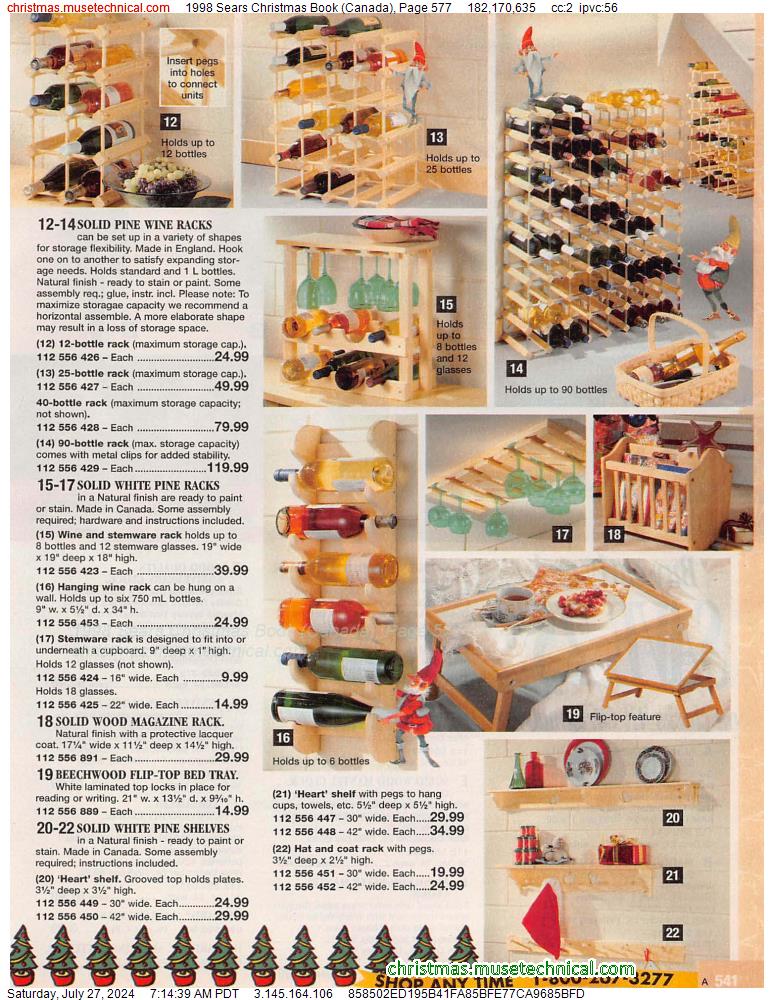 1998 Sears Christmas Book (Canada), Page 577
