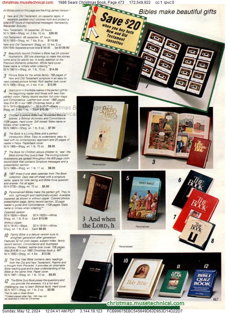1986 Sears Christmas Book, Page 473