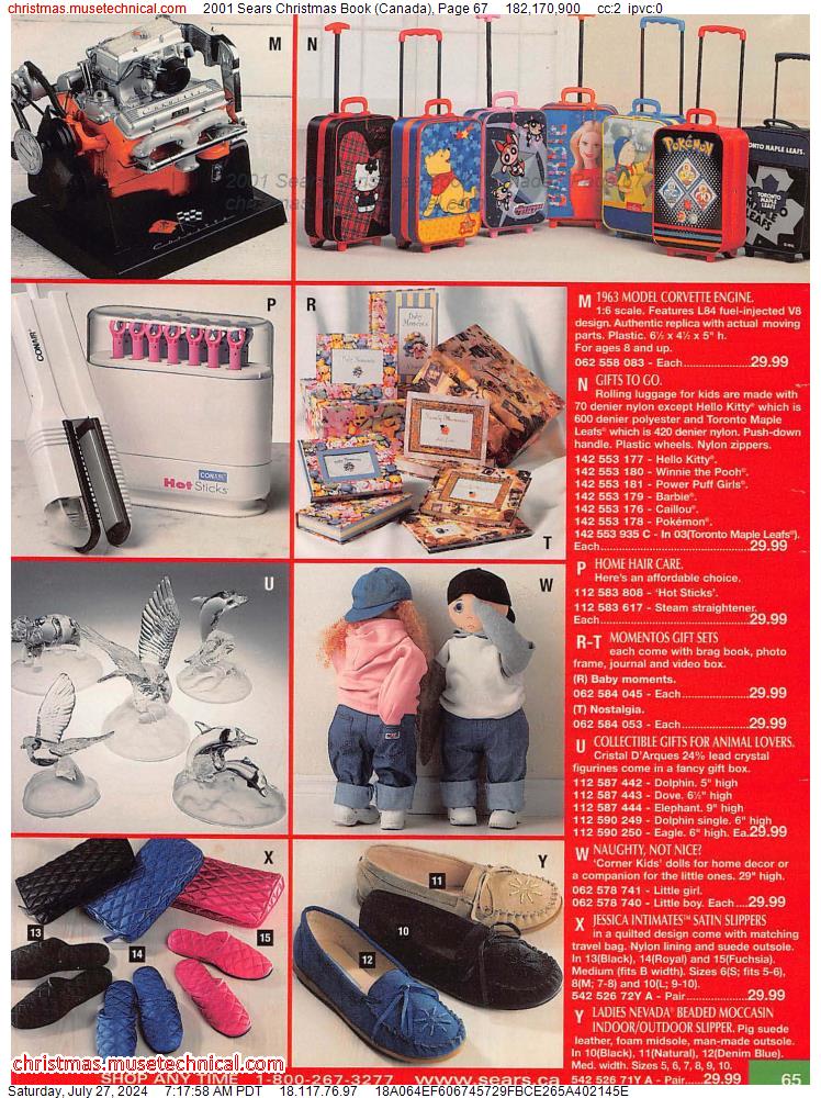2001 Sears Christmas Book (Canada), Page 67
